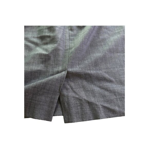 Banana Republic Womens Skirt Gray Size 6 Stretch Pencil Back Slit - Picture 7 of 12